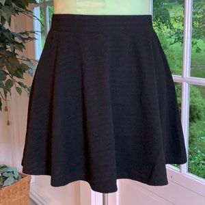 Black Short Skater Skirt